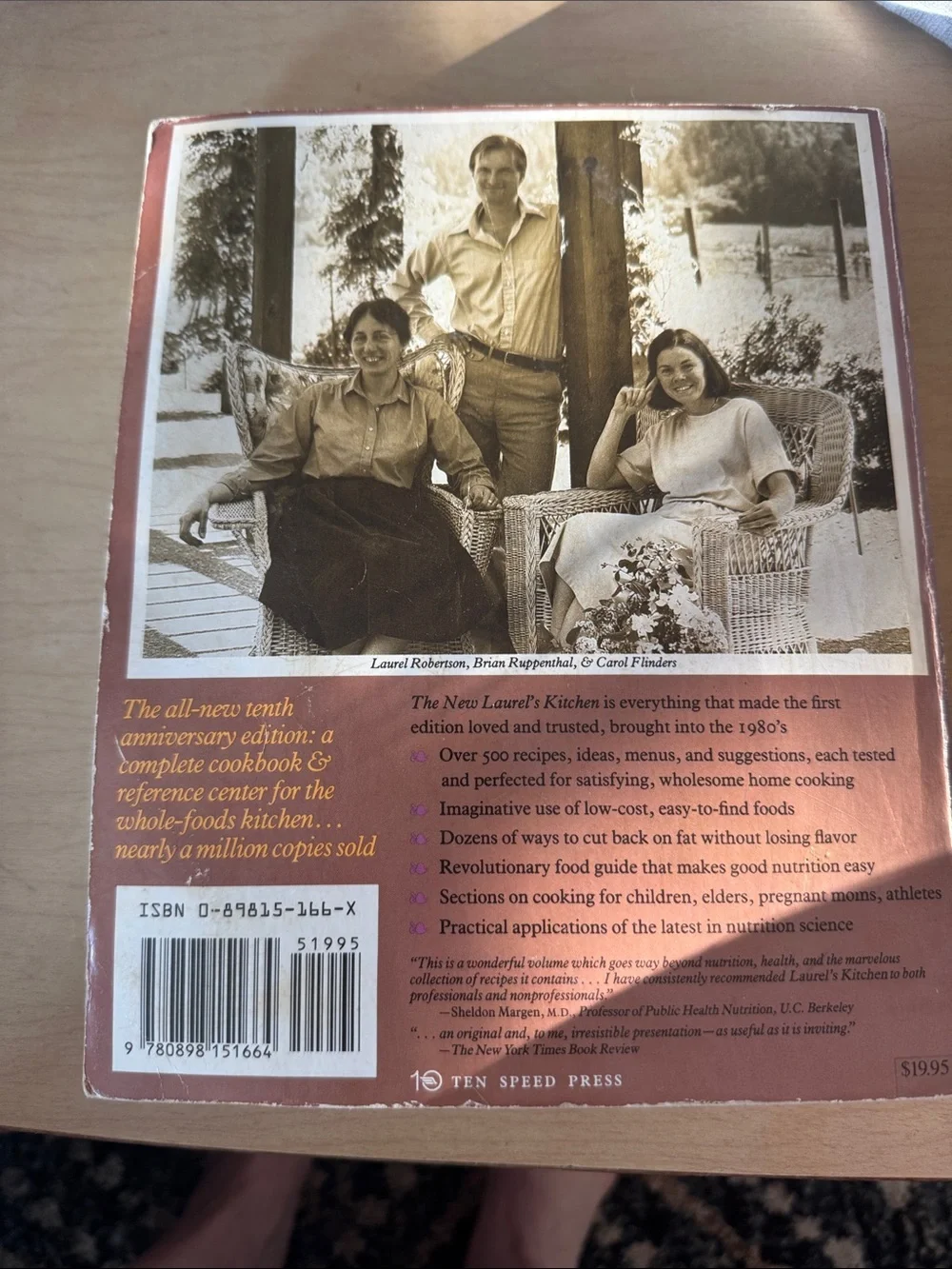 The New Laurel's Kitchen Cookbook — Brown and Green Cover